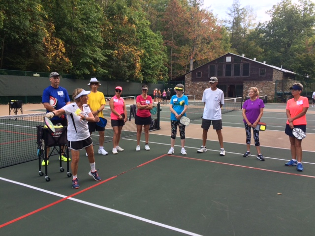 suncoast pickleball boot camp training at montreat conference center in montreat north carolina