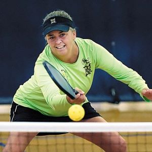 stephanie lane pickleball pro and instructor at suncoast pickleball training camp in montreat north carolina