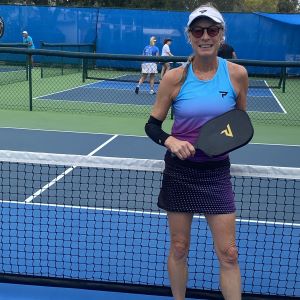 clare grabher pickleball pro at suncoast pickleball camp in montreat north carolina