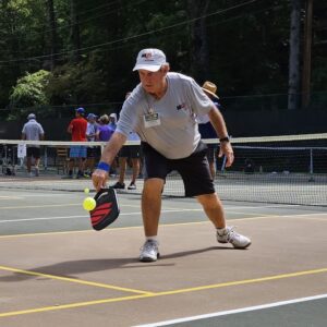 coach russell pickleball Pro Clinics with IPTPA Certified Pros Scott Tingley & Coach Russell at Suncoast Pickleball Training camps by norman weathersby