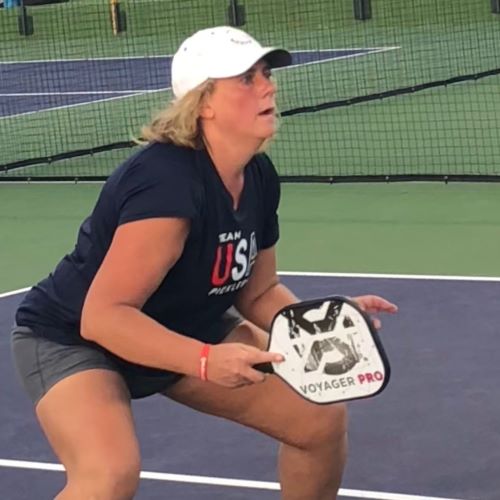 Mindy Yoder Pickleball Pro and instructor at suncoast pickleball camps in montreat, north carolina