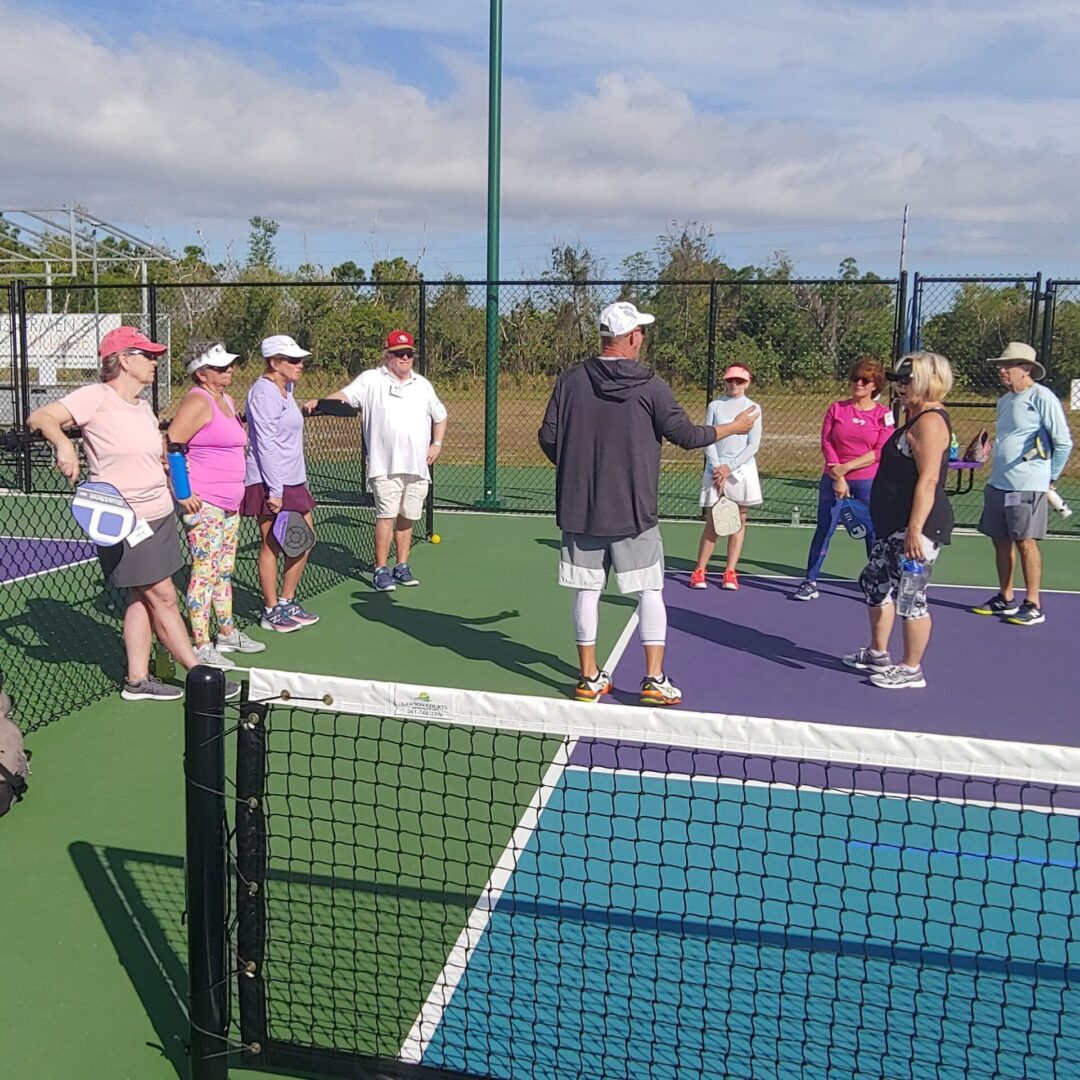 suncoast pickleball training camp at pickleplex in punta gorda florida