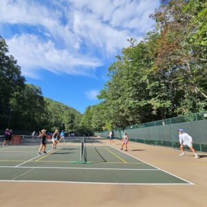 pickleball training at suncoast pickleball camp in montreat north carolina picutre by norman weathersby