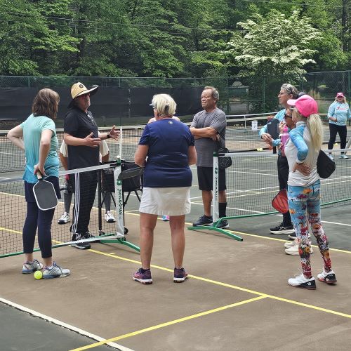 scott tingley at suncoast pickleball training camp in montreat north carolina