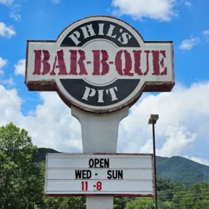 phil's bar-b-que pit black mountain north carolina food for suncoast pickleball training camp